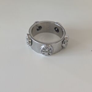 Tory Burch Silver Ring
